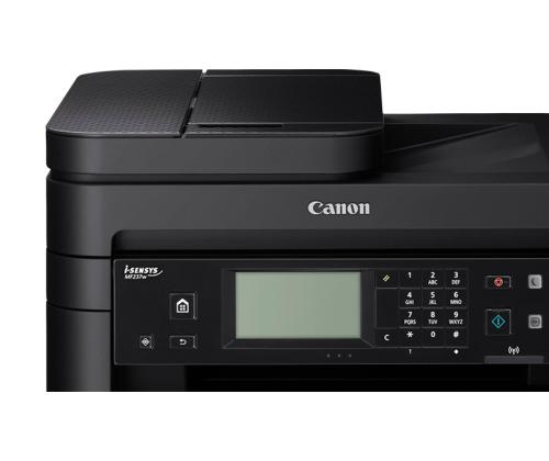 Canon i-SENSYS MF237W Tulostin Laser mustavalkoinen monitoimilaite A4 23 ppm USB Wi-Fi Ethernet LAN