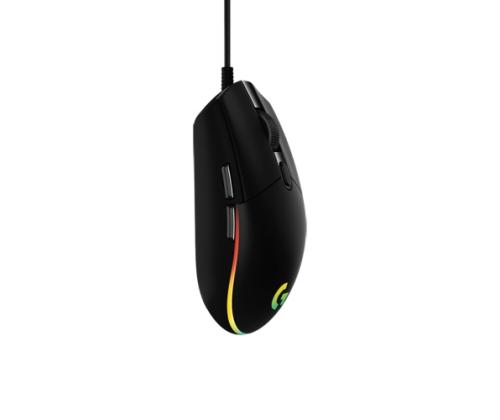 Logitech G203 Lightsync langallinen pelihiiri USB-A, 8000 DPI, musta
