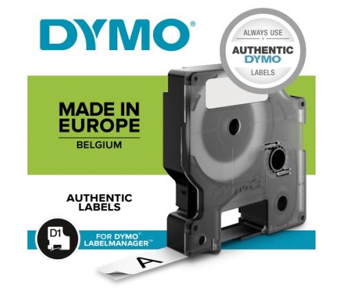 DYMO D1 Standard 53713 (S0720930) tarranauha, 24mm x 7m, musta valkoisella värillä