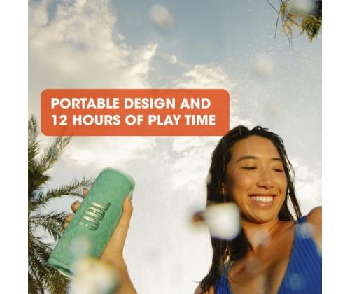 JBL Flip 6 kannettava kaiutin, langaton, Bluetooth, musta (käytetty)