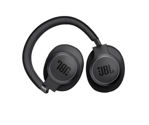 JBL Live 770NC Langalliset ja langattomat kuulokkeet, Bluetooth, 3,5 mm:n liitäntä, Musta