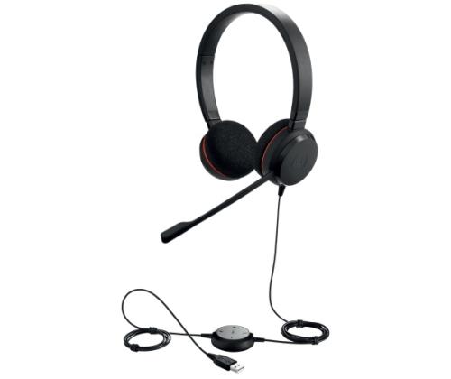 JABRA Evolve 20 UC Stereo Peakomplekt/kõrvaklapid langallinen päänauha Toimisto/puhelukeskus USB Type A pakollinen