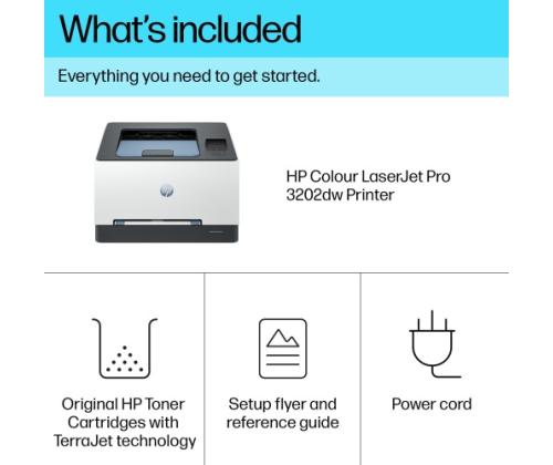 HP Color Laserjet Pro 3202dw Tulostin Laser Väri A4 25 ppm USB Wi-Fi Ethernet LAN