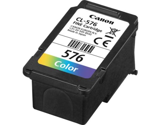 Canon CL-576 (5442C001) mustepatruuna, syaani, magenta, keltainen