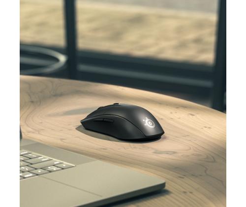 SteelSeries Rival 3 langaton pelihiiri, RF langaton + Bluetooth, 18000 DPI, musta
