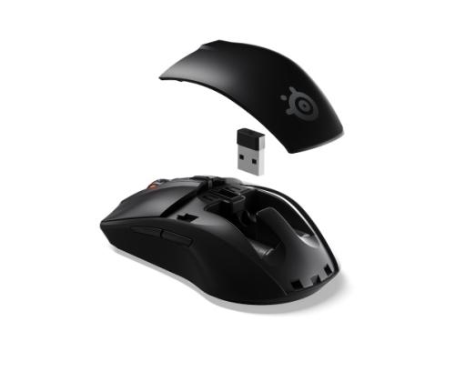 SteelSeries Rival 3 langaton pelihiiri, RF langaton + Bluetooth, 18000 DPI, musta