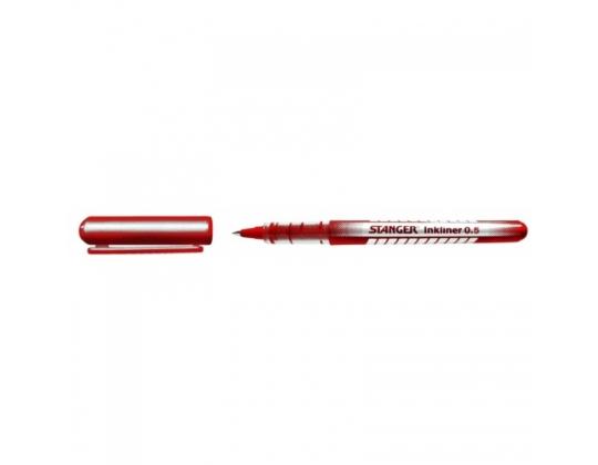 STANGER Rollerball Solid Inkliner 0,5 mm, punainen, 1 kpl. 7420003