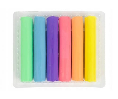 Colorino Pastel muovailuvaha 6 väriä pyöreä