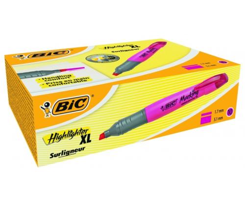 Tekstimerkki BIC, 1,7-5,1 mm, kartiomainen kärki, vaaleanpunainen 1212-011 1 kpl