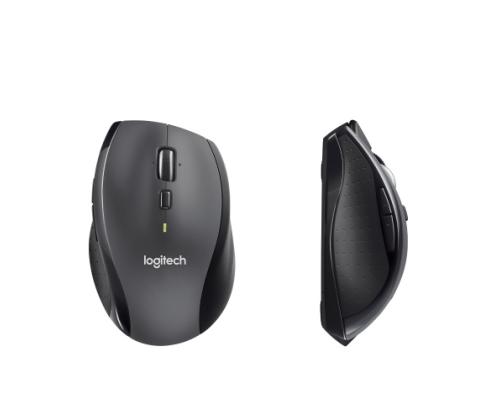 Logitech Marathon M705 langaton hiiri, langaton RF, 1000 DPI, musta/harmaa