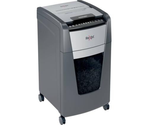 Rexel AutoFeed+ 300X paperisilppuri Ristisilppuri 4x25 mm P-4 60 L, 55 dB, harmaa/musta