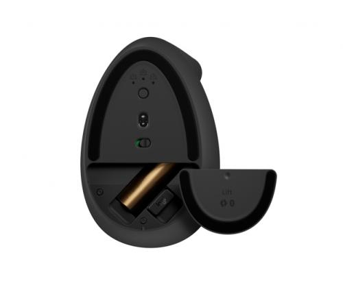 Langaton ergonominen hiiri Logitech Lift, Grafiitti