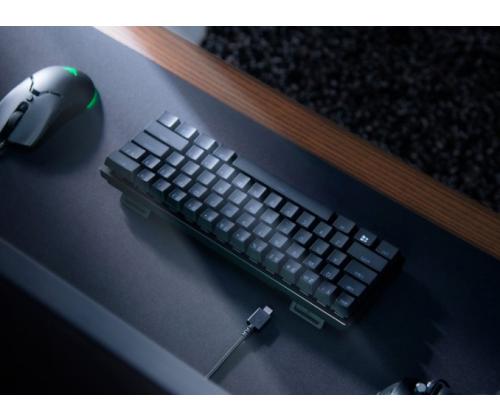 Razer Huntsman Mini langallinen pelinäppäimistö, USB, RGB LED, US Int, Clicky optinen kytkin, musta