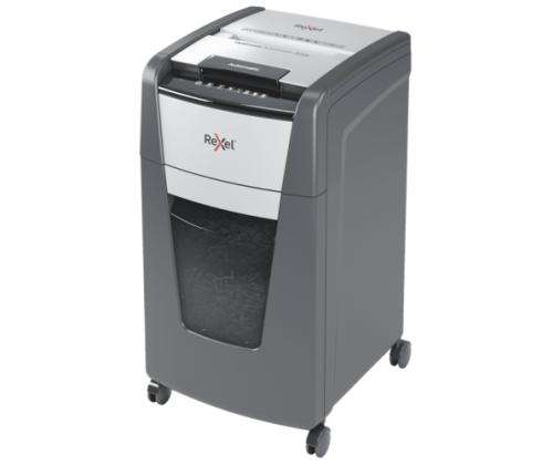 Rexel Optimum AutoFeed+ 225X paperisilppuri Ristisilppuava 4x25mm P-4 60 L, 55 dB, Pilka/Juoda