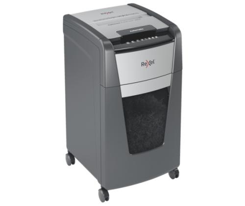 Rexel Optimum AutoFeed+ 225X paperisilppuri Ristisilppuava 4x25mm P-4 60 L, 55 dB, Pilka/Juoda