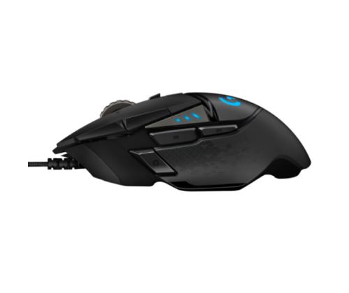 Pelihiiri Logitech G502 Hero, langallinen, musta