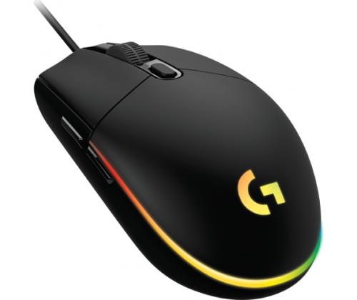 Logitech G102 LIGHTSYNC langallinen pelihiiri, USB, 8000 DPI, musta
