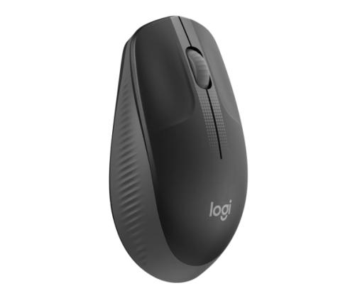 Logitech M190 täysikokoinen langaton hiiri, RF Wireless, 1000 DPI, hiilenvärinen (SPEC)