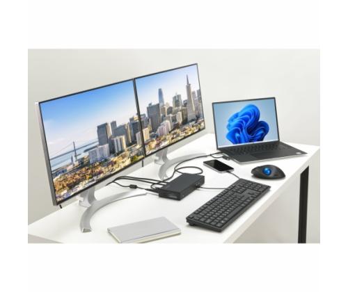 Kensington SD4781P EQ telakointiasema USB-C & amp; USB-A Dual 4K, musta