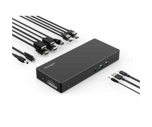 Kensington SD4781P EQ telakointiasema USB-C & amp; USB-A Dual 4K, musta