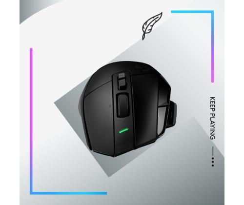 Logitech G502 X LIGHTSPEED langaton pelihiiri, langaton RF, 25600 DPI, musta