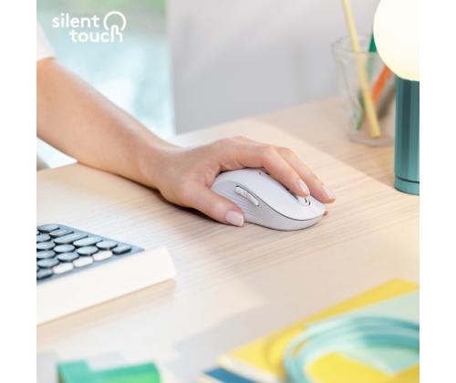 Logitech Signature M650 L LEFT langaton hiiri, RF Wireless + Bluetooth, 4000 DPI, luonnonvalkoinen