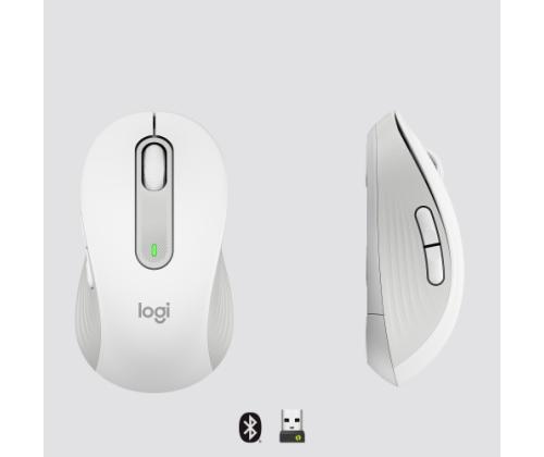 Logitech Signature M650 (910-006255) hiiri RF langaton + Bluetooth optinen 4000 DPI, luonnonvalkoinen, valkoinen