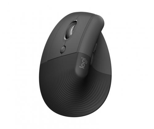 Logitech LIFT vasen langaton hiiri, RF Wireless + Bluetooth, 4000 DPI, grafiitti (SPEC)