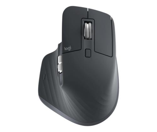 Logitech MX Master 3S langaton hiiri RF langaton + Bluetooth, 8000 DPI, grafiitti