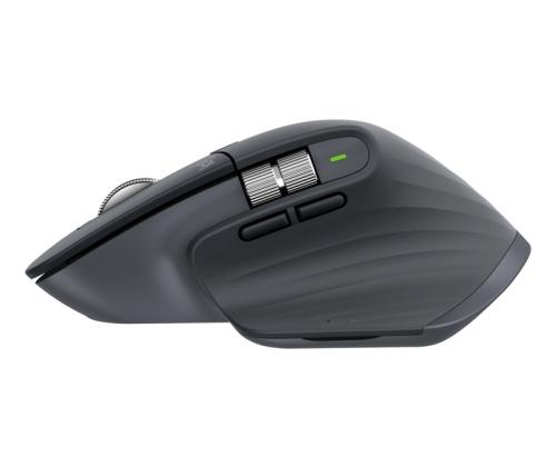 Logitech MX Master 3S langaton hiiri RF langaton + Bluetooth, 8000 DPI, grafiitti