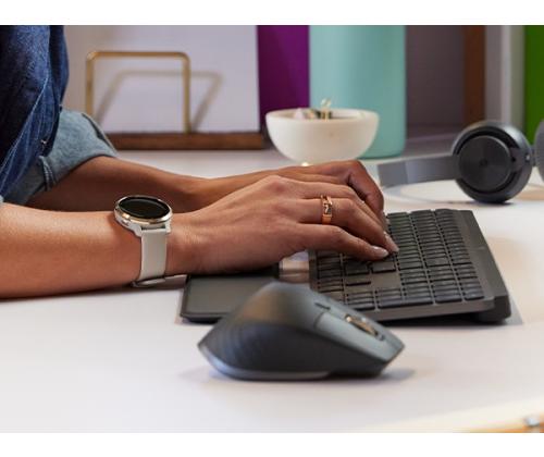 Logitech MX Master 3S for Business langaton hiiri RF Wireless + Bluetooth, laser, 8000 DPI, grafiitti