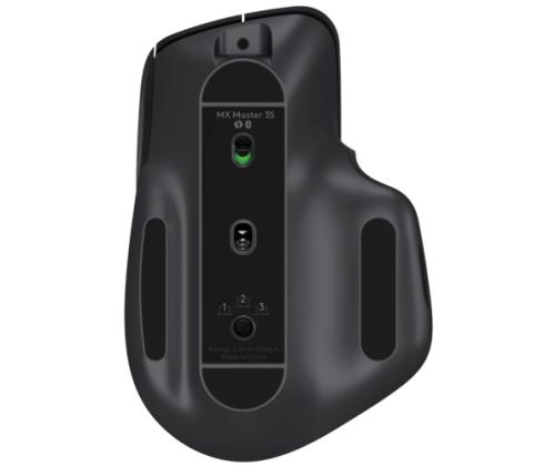 Logitech MX Master 3S for Business langaton hiiri RF Wireless + Bluetooth, laser, 8000 DPI, grafiitti