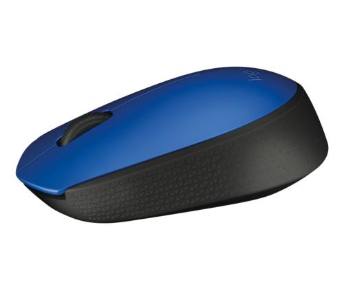 Logitech M171 langaton hiiri RF Wireless, 1000 DPI, sininen/musta