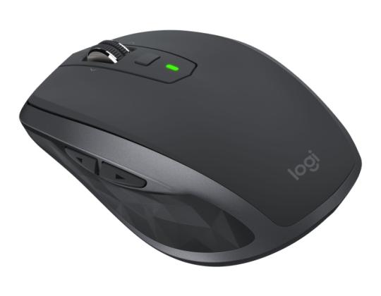 Logitech MX Anywhere 2S langaton hiiri, RF Wireless + Bluetooth, 4000 DPI, grafiitti