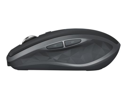 Logitech MX Anywhere 2S langaton hiiri, RF Wireless + Bluetooth, 4000 DPI, grafiitti