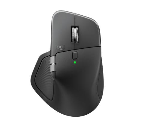 Logitech MX Master 4 for Business langaton hiiri RF Wireless + Bluetooth, 8000 DPI, grafiittipunainen