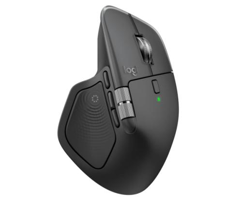 Logitech MX Master 4 for Business langaton hiiri RF Wireless + Bluetooth, 8000 DPI, grafiittipunainen