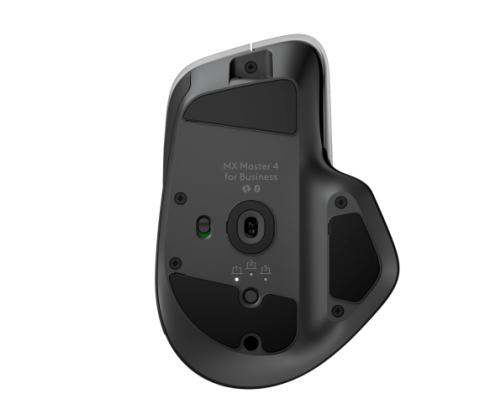 Logitech MX Master 4 for Business langaton hiiri RF Wireless + Bluetooth, 8000 DPI, grafiittipunainen