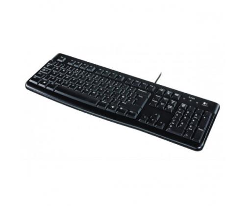 Logitech K120 langallinen näppäimistö, USB, EN/LT, musta