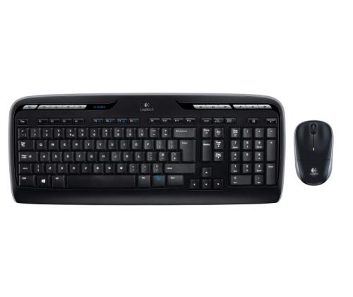 Logitech MK330 langaton näppäimistö + hiiri, US INT, musta