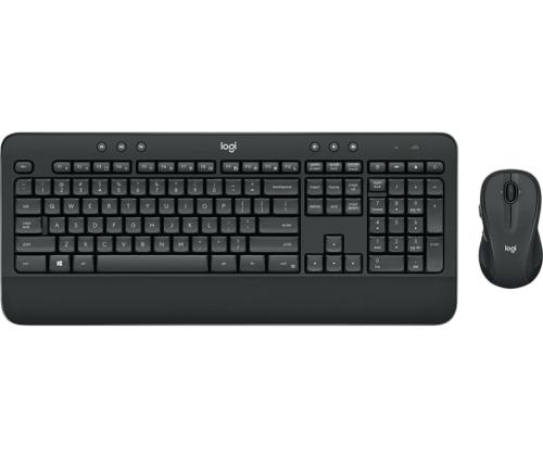 Logitech Advance Wireless Keyboard and Mouse Combo MK545, näppäimistöasettelu US, musta