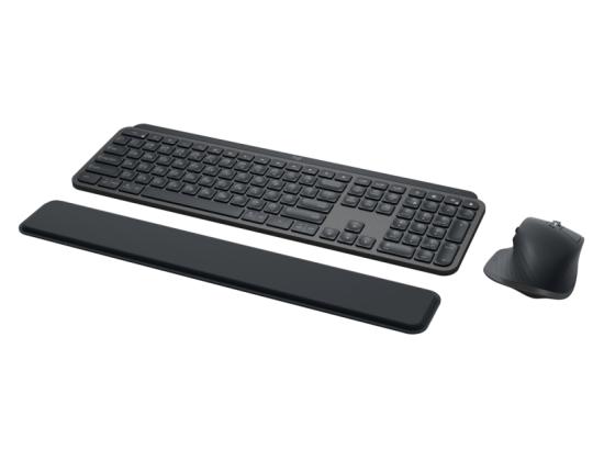 Logitech MX Keys Combo for Business Gen 2 - Näppäimistö, kämmentuki ja hiirisarja, grafiitti