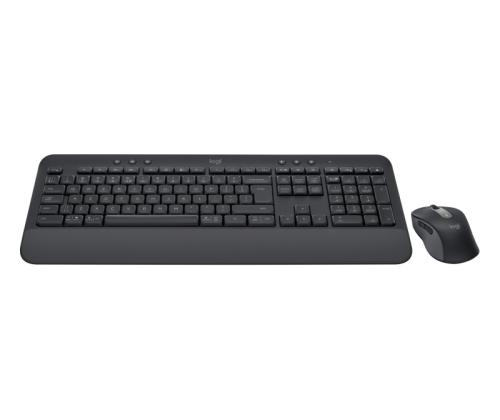 Logitech Signature MK650 Combo for Business -näppäimistö + hiiri, langaton, US INT (Qwerty), grafiittia