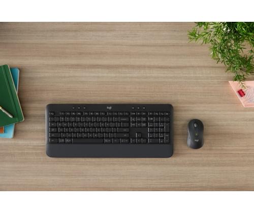 Logitech Signature MK650 Combo for Business -näppäimistö + hiiri, langaton, US INT (Qwerty), grafiittia