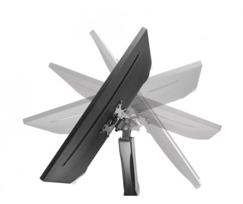 Up Up Premium Kahden näytön varsi 17-32'', VESA 75x75, 100x100, mattamusta, VESA 75x75, 100x100, mattamusta