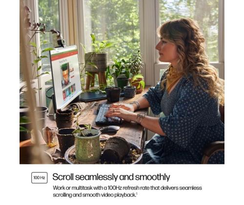 HP 527sw -näyttö 27'' IPS FHD 1920x1080, 5 ms, 300 cd/m2, 100 Hz, Balta