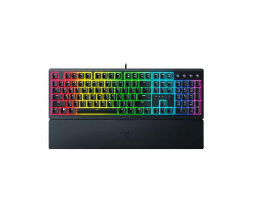 Razer Ornata V3 Langallinen pelinäppäimistö, USB, RGB LED, US, Mecha-kalvokytkin, musta