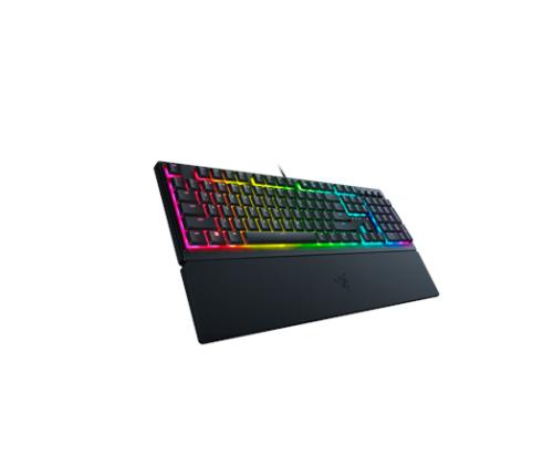 Razer Ornata V3 Langallinen pelinäppäimistö, USB, RGB LED, US, Mecha-kalvokytkin, musta