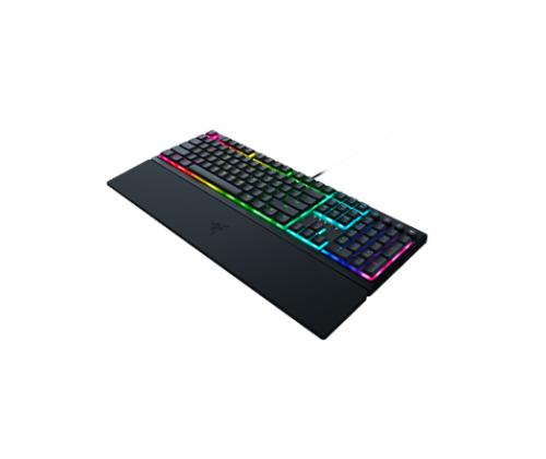 Razer Ornata V3 Langallinen pelinäppäimistö, USB, RGB LED, US, Mecha-kalvokytkin, musta