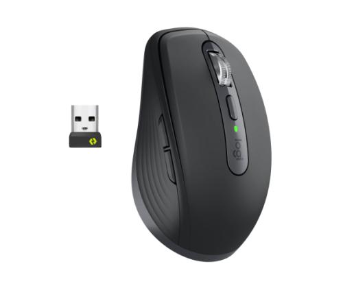 Logitech MX Anywhere 3S for Business langaton hiiri, langaton RF + Bluetooth, 8000 DPI, grafiittipintainen